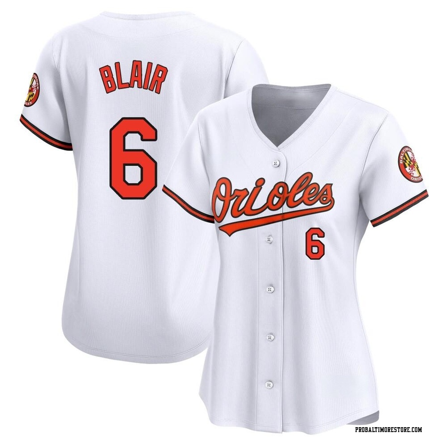 White Limited Paul Blair Women's Baltimore Orioles Home Jersey