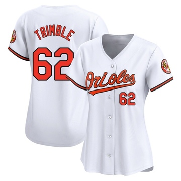 White Limited Reed Trimble Women's Baltimore Orioles Home Jersey