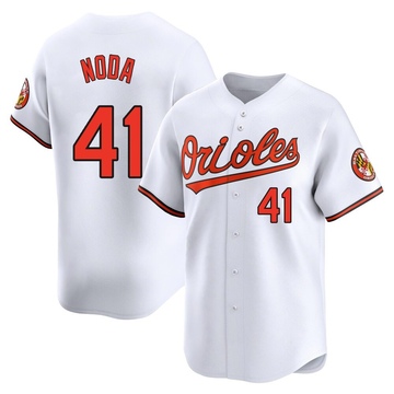 White Limited Ryan Noda Youth Baltimore Orioles Home Jersey