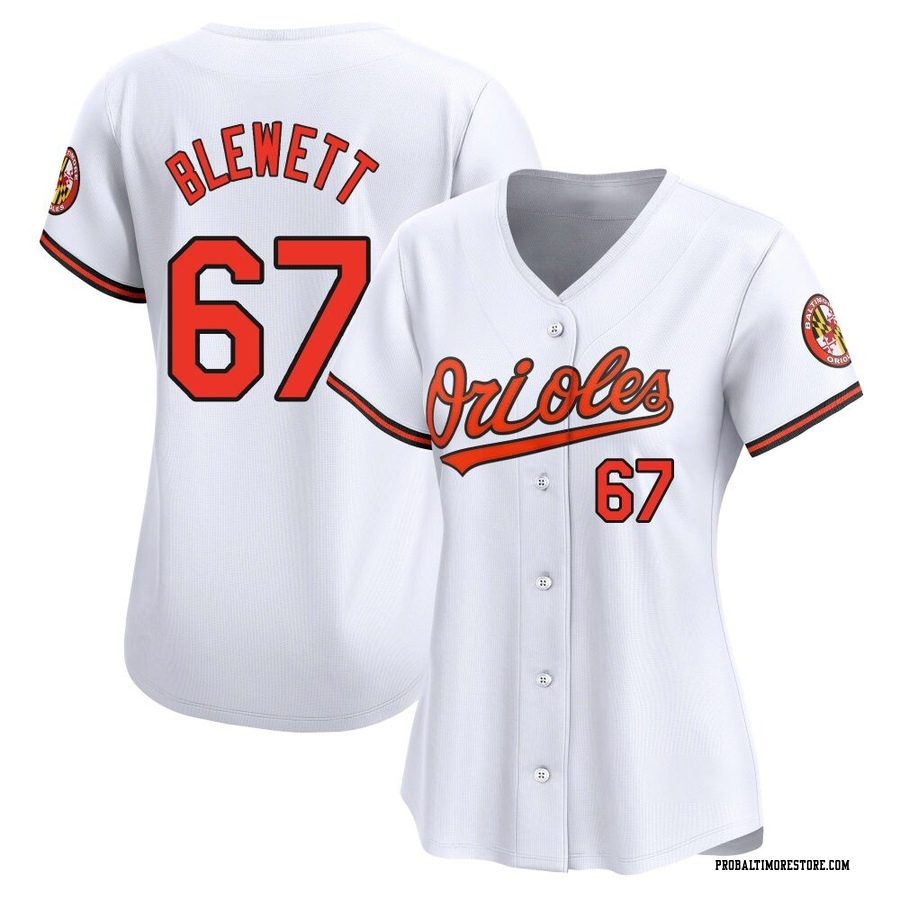 White Limited Scott Blewett Women's Baltimore Orioles Home Jersey