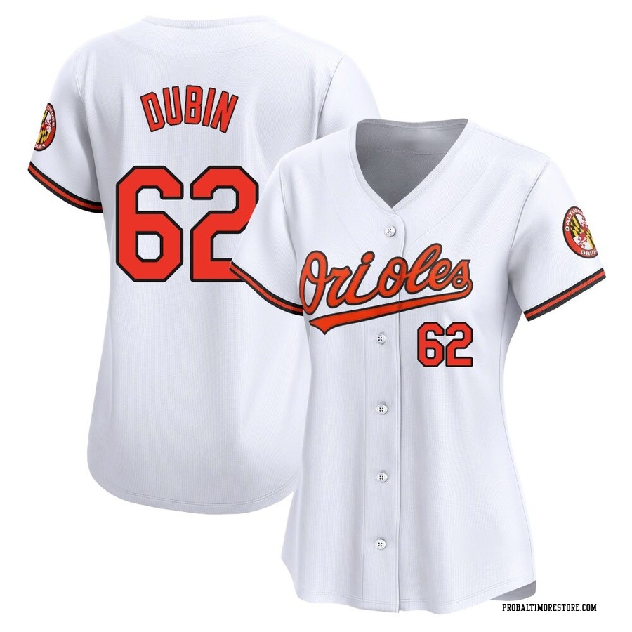 White Limited Shawn Dubin Women's Baltimore Orioles Home Jersey