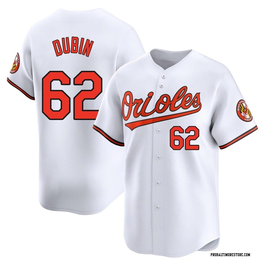 White Limited Shawn Dubin Youth Baltimore Orioles Home Jersey