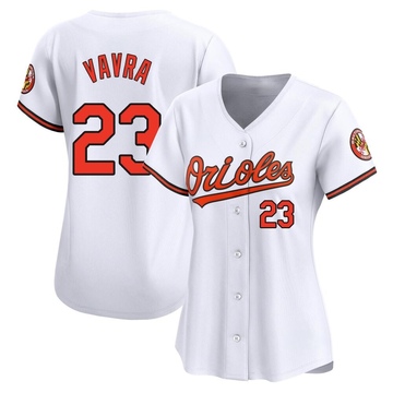 White Limited Terrin Vavra Women's Baltimore Orioles Home Jersey