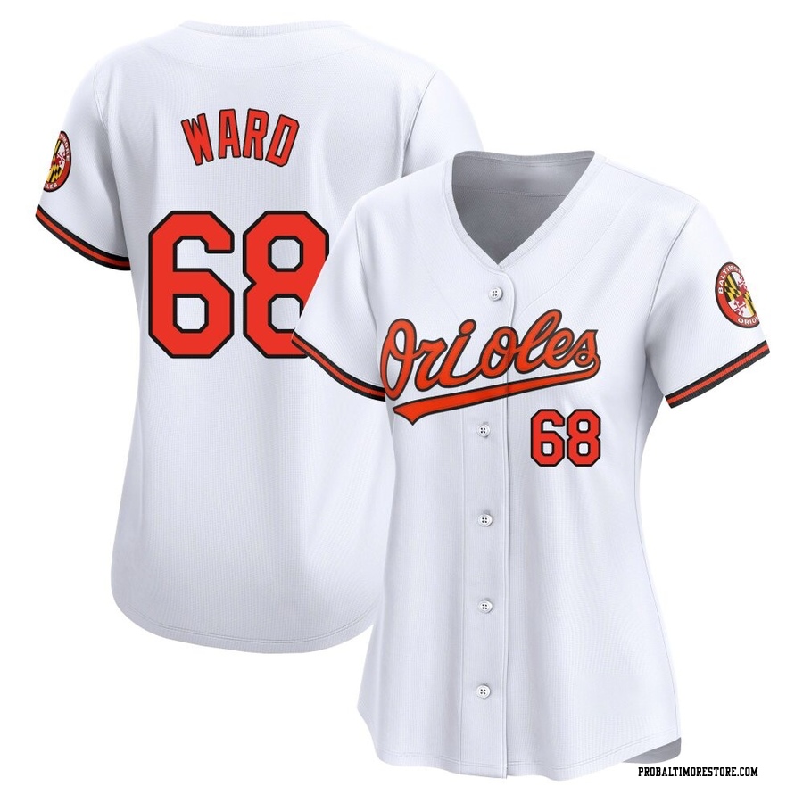 White Limited Thaddeus Ward Women's Baltimore Orioles Home Jersey