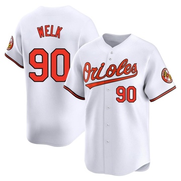 White Limited Toby Welk Youth Baltimore Orioles Home Jersey