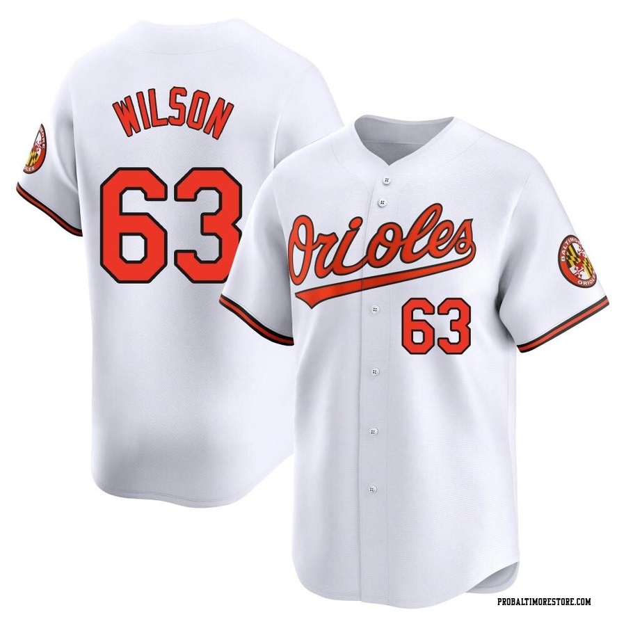 White Limited Tyler Wilson Men's Baltimore Orioles Home Jersey