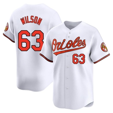 White Limited Tyler Wilson Youth Baltimore Orioles Home Jersey