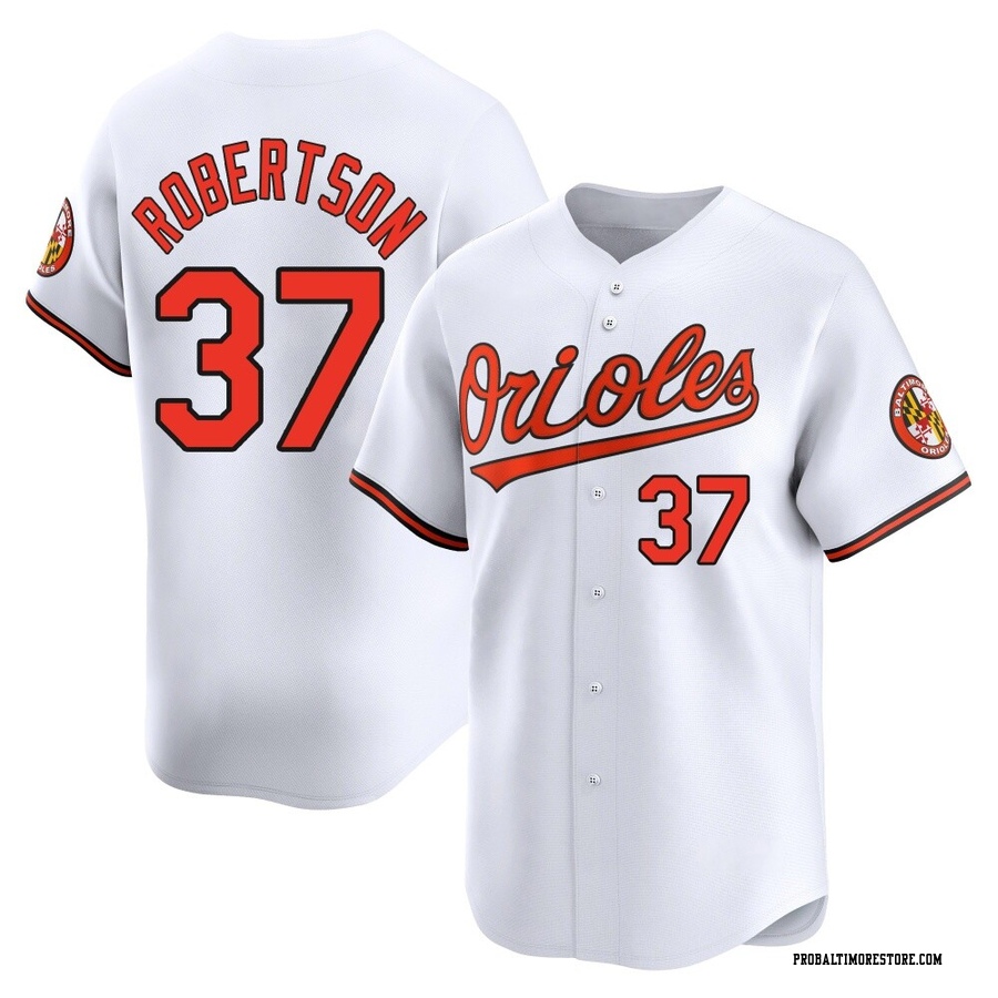 White Limited Will Robertson Youth Baltimore Orioles Home Jersey