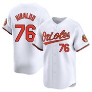 White Limited Yaramil Hiraldo Men's Baltimore Orioles Home Jersey