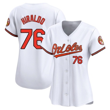 White Limited Yaramil Hiraldo Women's Baltimore Orioles Home Jersey