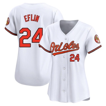 White Limited Zach Eflin Women's Baltimore Orioles Home Jersey