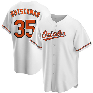 White Replica Adley Rutschman Youth Baltimore Orioles Home Jersey