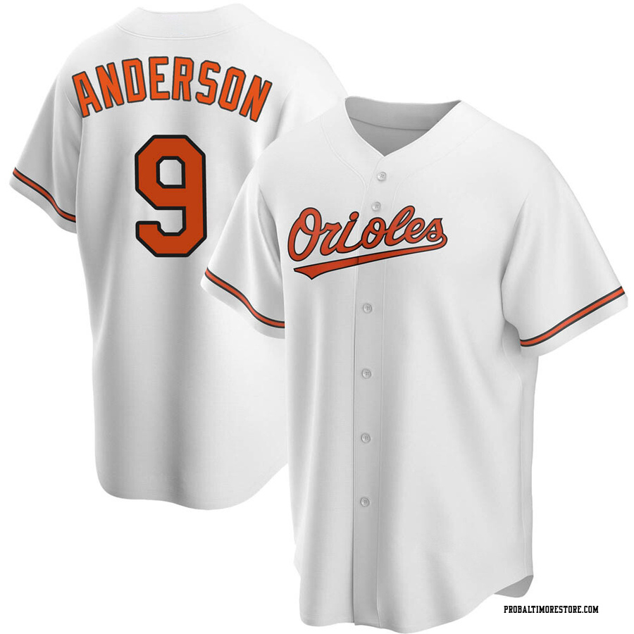 White Replica Brady Anderson Youth Baltimore Orioles Home Jersey