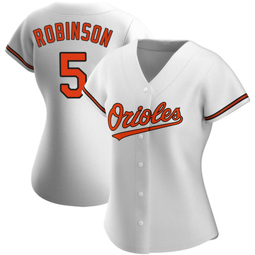 White Replica Brooks Robinson Women's Baltimore Orioles Home Jersey