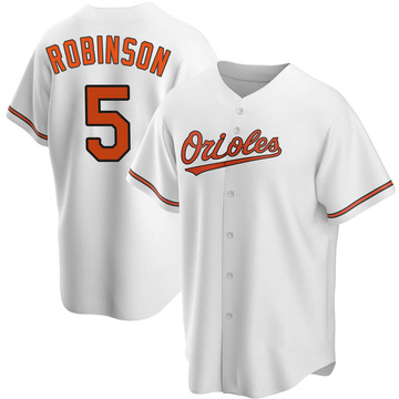 White Replica Brooks Robinson Youth Baltimore Orioles Home Jersey