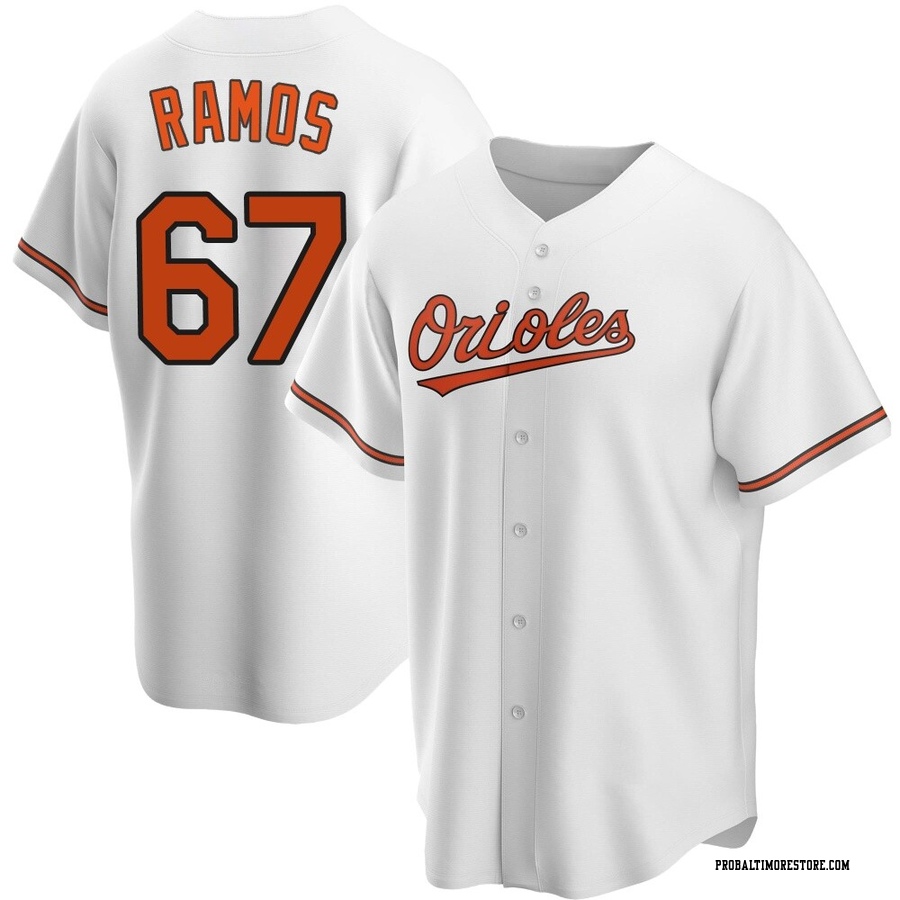 White Replica Bryan Ramos Men's Baltimore Orioles Home Jersey
