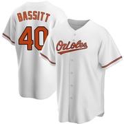 White Replica Chris Bassitt Men's Baltimore Orioles Home Jersey