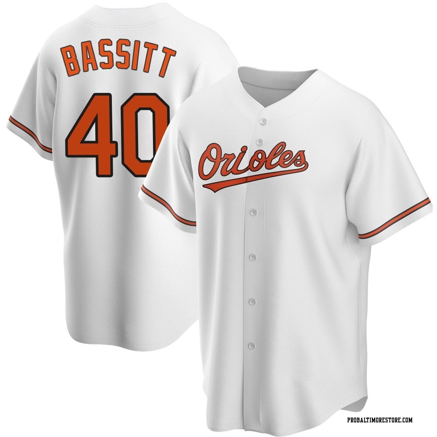 White Replica Chris Bassitt Men's Baltimore Orioles Home Jersey