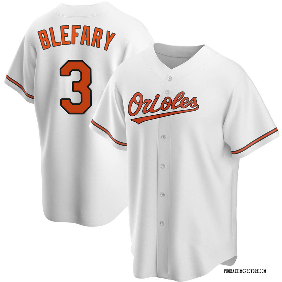 White Replica Curt Blefary Youth Baltimore Orioles Home Jersey