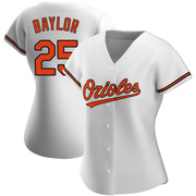 White Replica Don Baylor Women's Baltimore Orioles Home Jersey