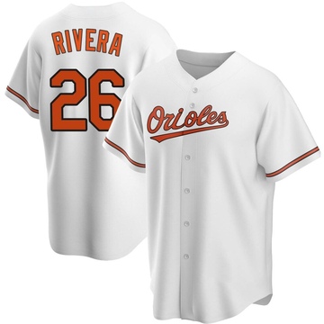 White Replica Emmanuel Rivera Youth Baltimore Orioles Home Jersey