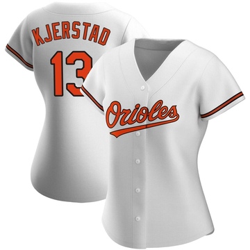 White Replica Heston Kjerstad Women's Baltimore Orioles Home Jersey