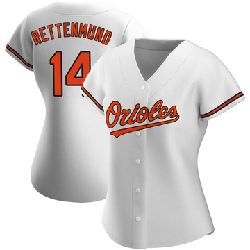 White Replica Merv Rettenmund Women's Baltimore Orioles Home Jersey