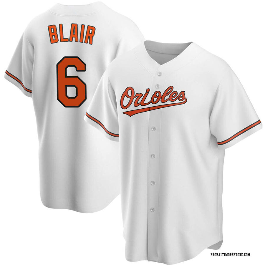 White Replica Paul Blair Youth Baltimore Orioles Home Jersey