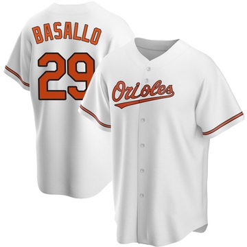 White Replica Samuel Basallo Men's Baltimore Orioles Home Jersey