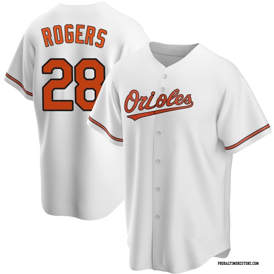 White Replica Trevor Rogers Youth Baltimore Orioles Home Jersey